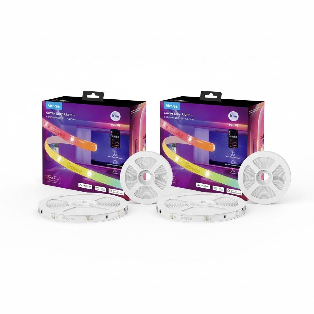 Govee RGBIC Bande LED 20M - Lot 2x 10M avec Protection