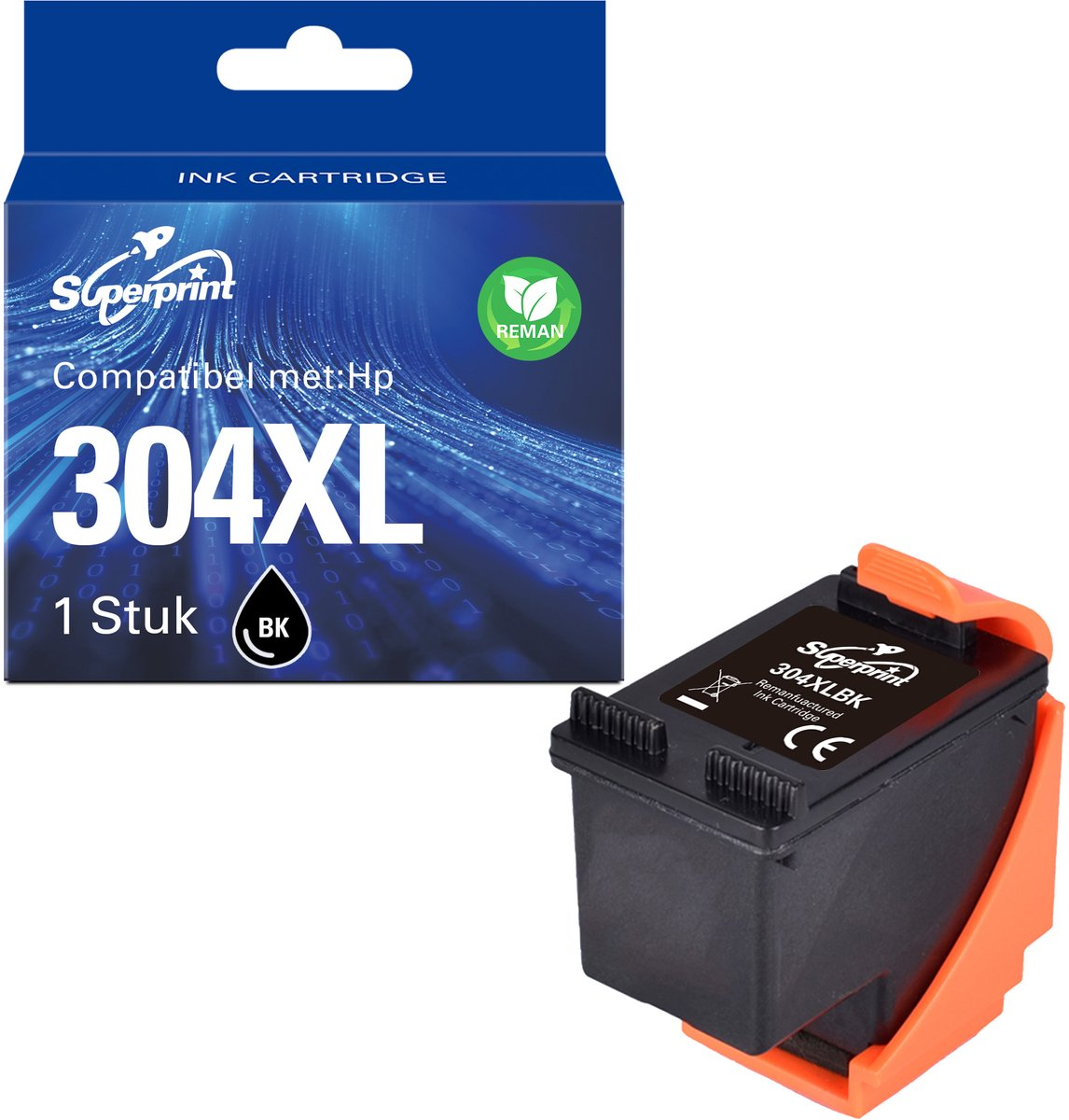 Ninestar SP-303XL-2P - Tinteiro Preto Compatível Alta Capacidade