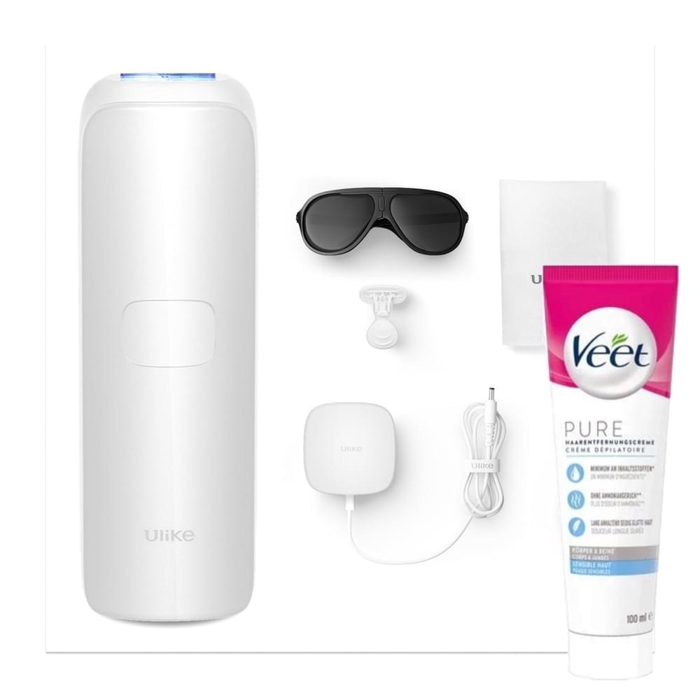 Ulike Smooth Skin Bundle – IPL Device + Hair Removal Cream