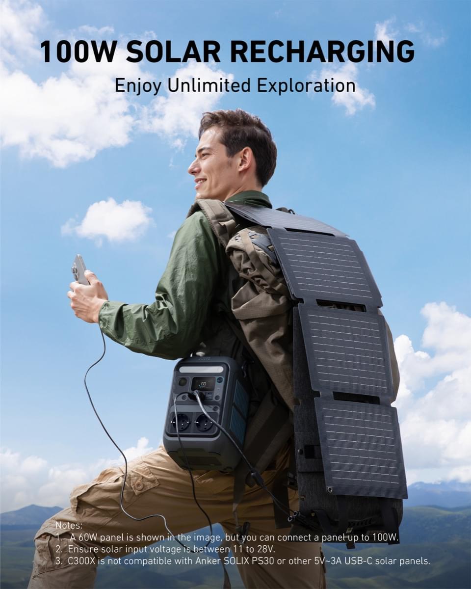 Anker SOLIX C300X AC - 288Wh - TeqClub.com