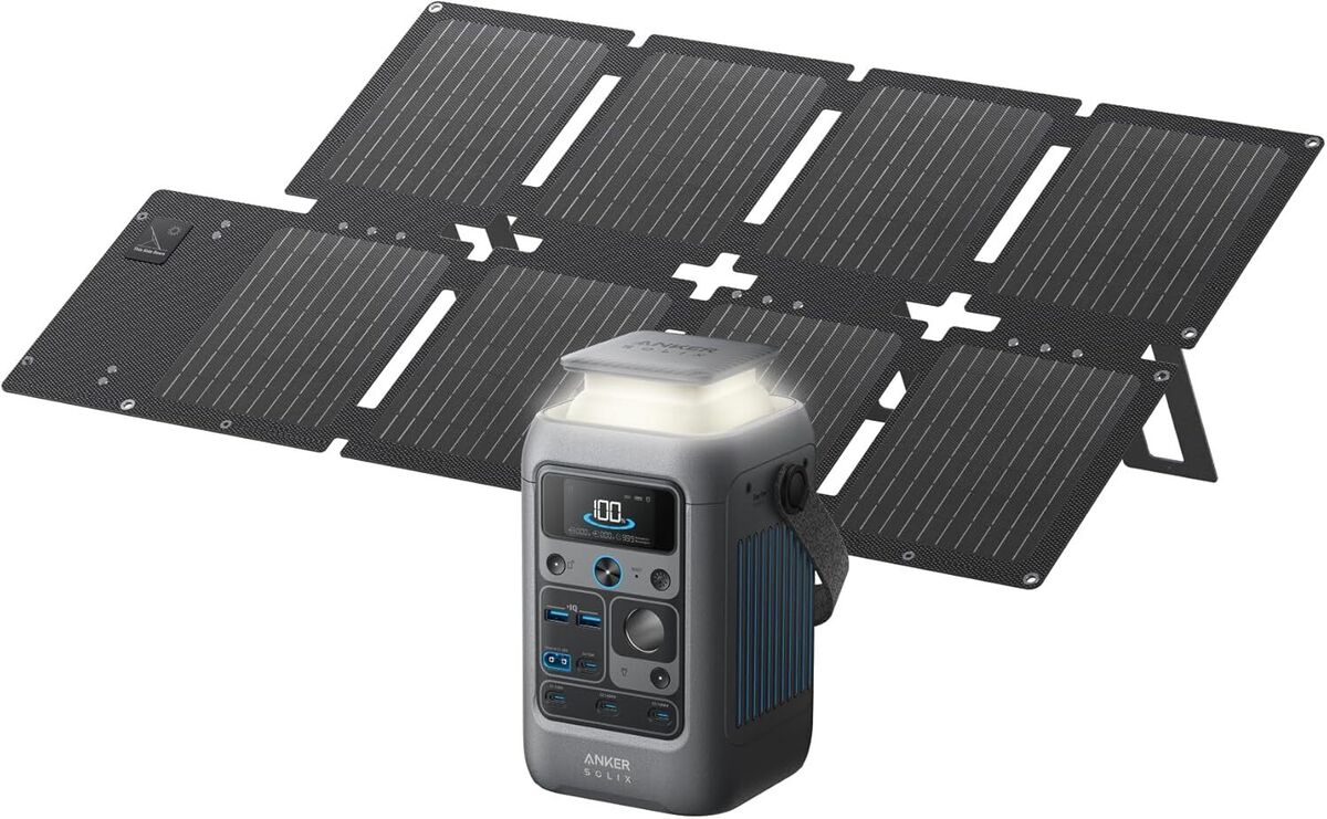 Anker SOLIX C300X DC plus PS60 Portable Solar Panel - TeqClub.com