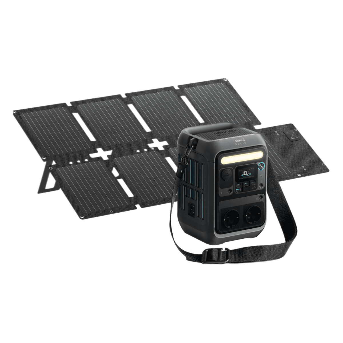 Anker SOLIX C300X plus PS60 Portable Solar Panel - TeqClub.com