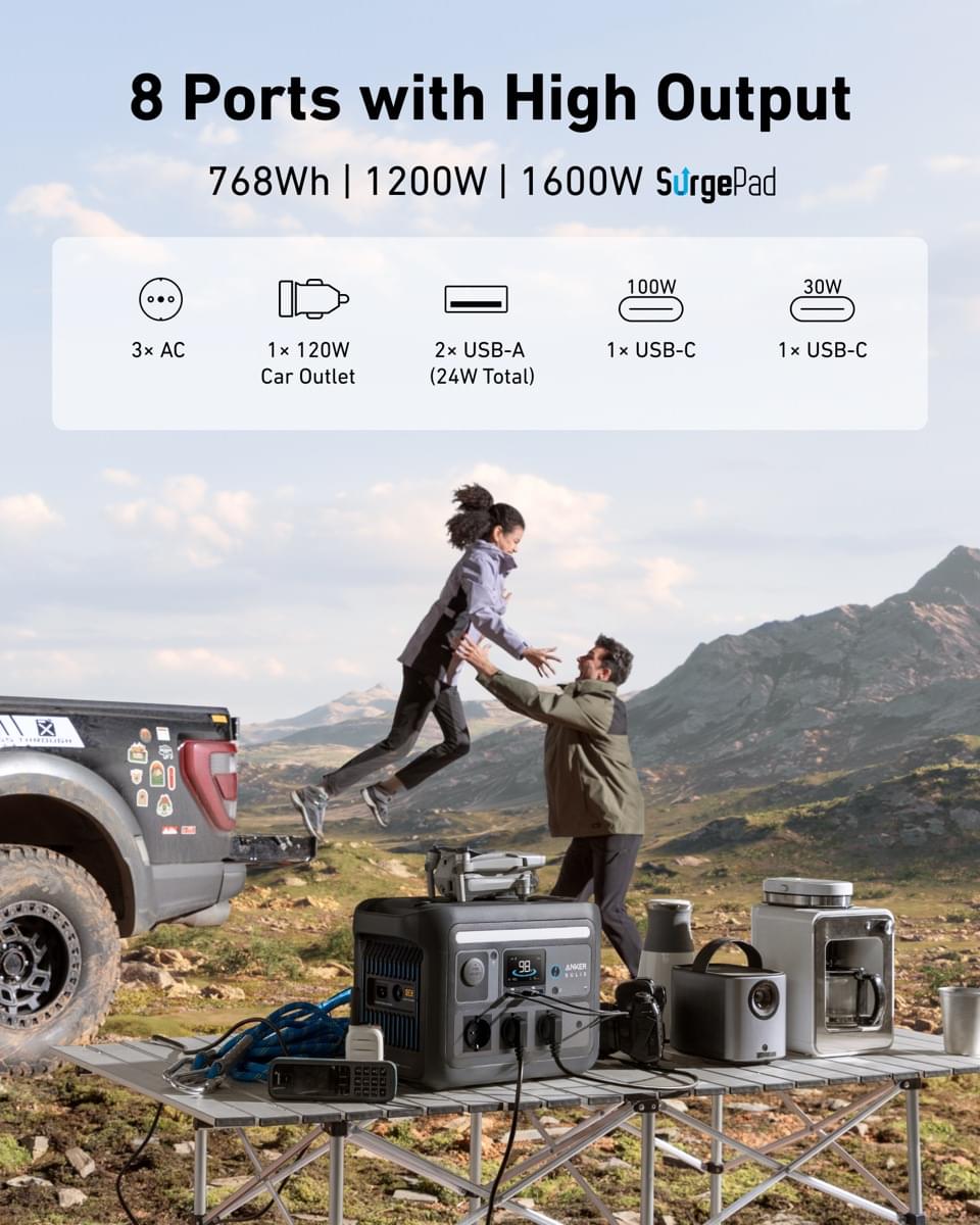 Anker SOLIX C800X - 768Wh - TeqClub.com