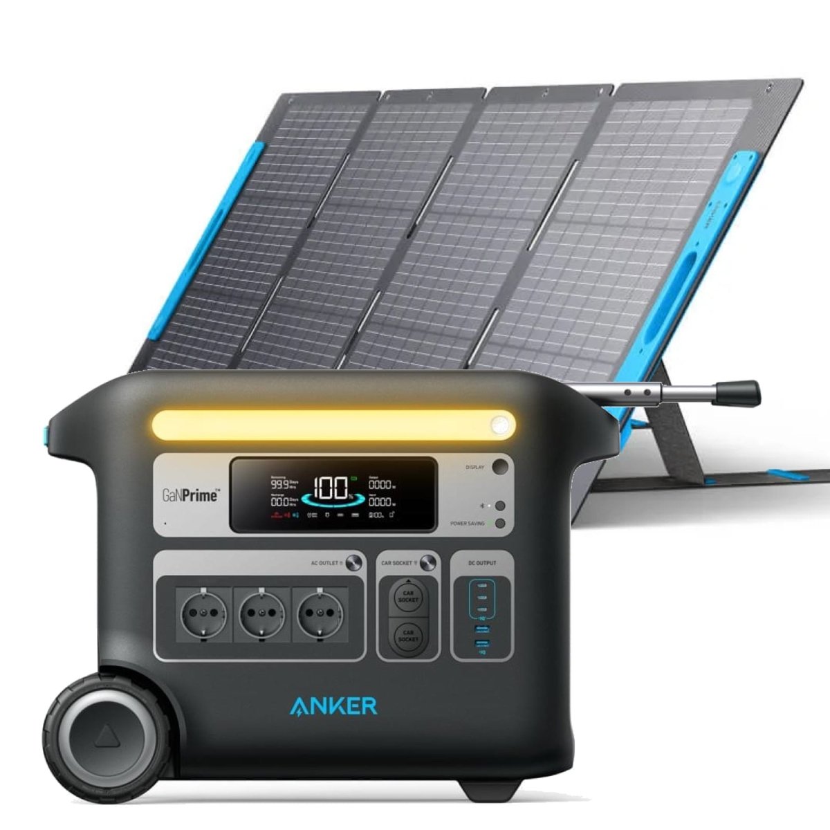 Anker SOLIX F2000 Bundle - With PS400 400W Solar Panel - TeqClub.com