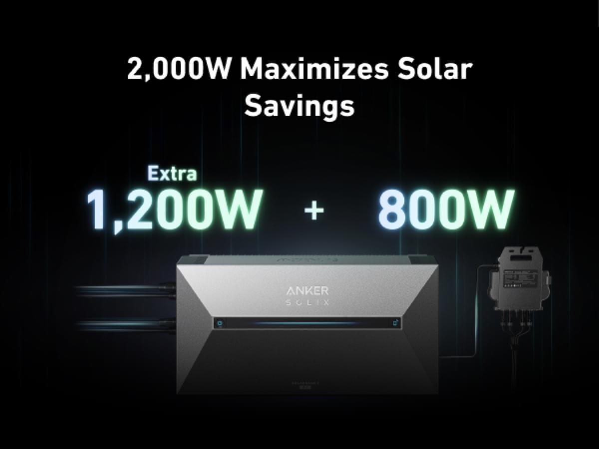 Anker SOLIX Solarbank 2 E1600 AC 4 - in - 1 Bundle - With BP2700 Expansion Battery X2 + P1 Meter - TeqClub.com
