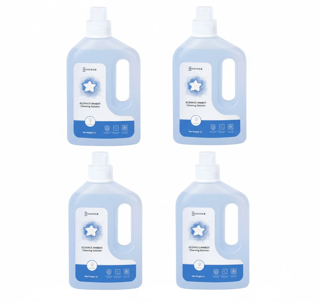 ECOVACS WINBOT Cleaning Solution Bundle – 4L (4 x 1L) - TeqClub.com