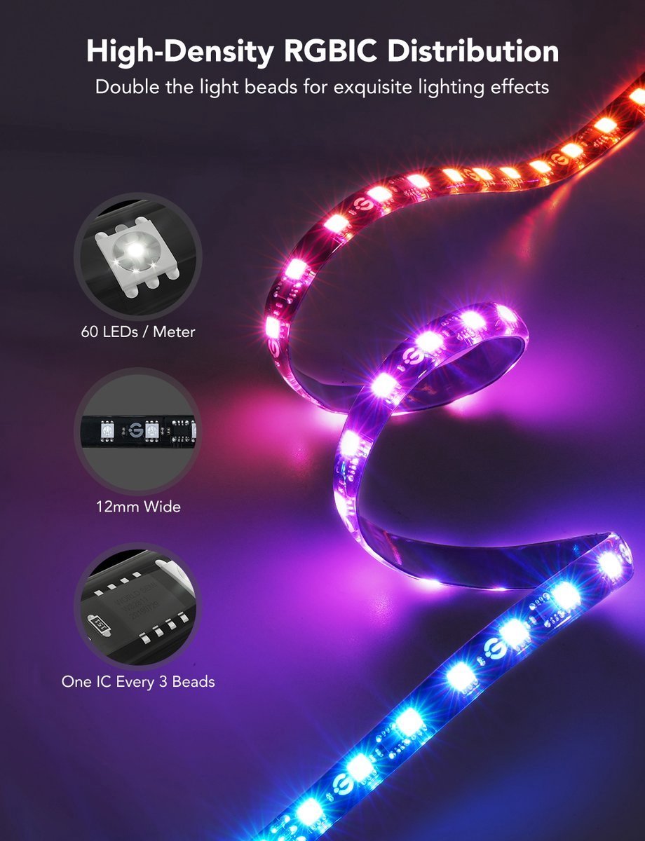 Govee Cinema Experience Bundle – TV Backlight T2 | RGBICWW Light Bars - TeqClub.com