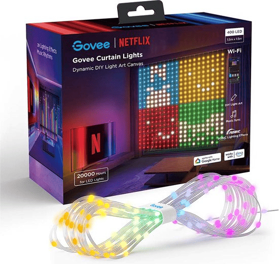 Govee Curtain Light NETFLIX CO - BRANDING - TeqClub.com