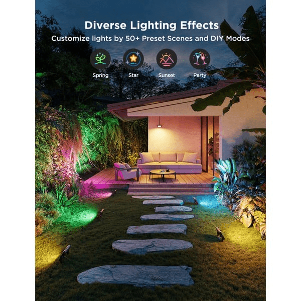 Govee Outdoor Lighting Bundle – 30M Permanent Lights + Flood Lights - TeqClub.com