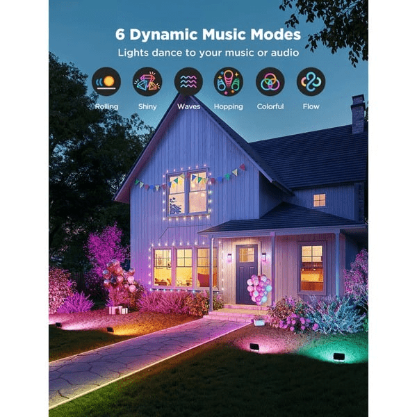 Govee Outdoor Lighting Bundle – 30M Permanent Lights + Flood Lights - TeqClub.com