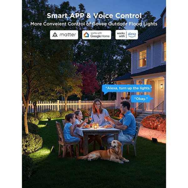 Govee Outdoor Lighting Bundle – 30M Permanent Lights + Flood Lights - TeqClub.com