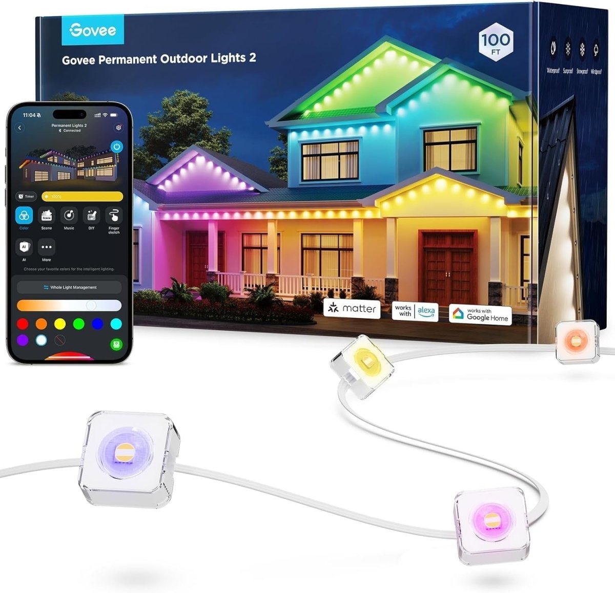 Govee Permanent Outdoor Lights 2 - 30M - TeqClub.com