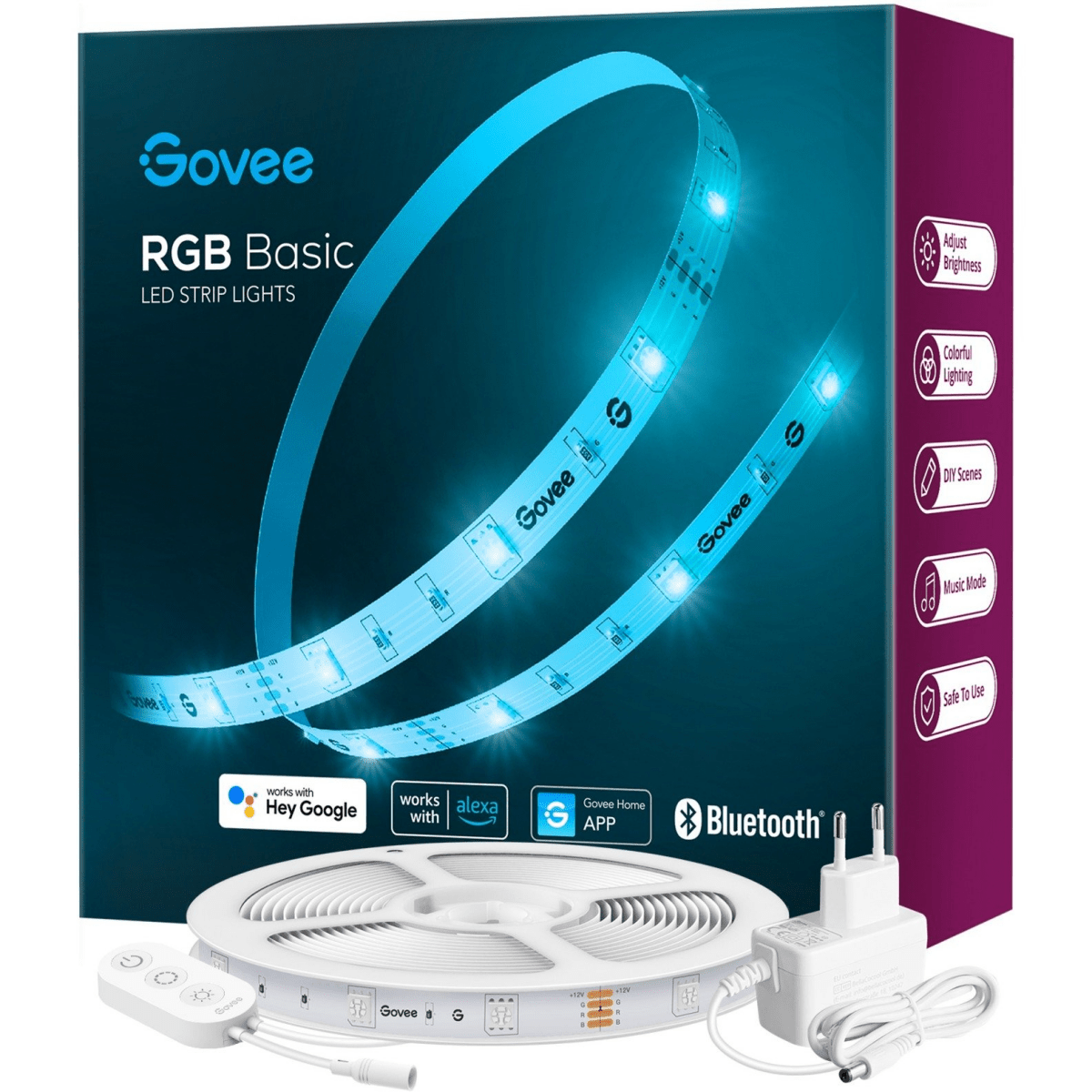 Govee RGBIC Basic LED Strip Lights - 5M - TeqClub.com
