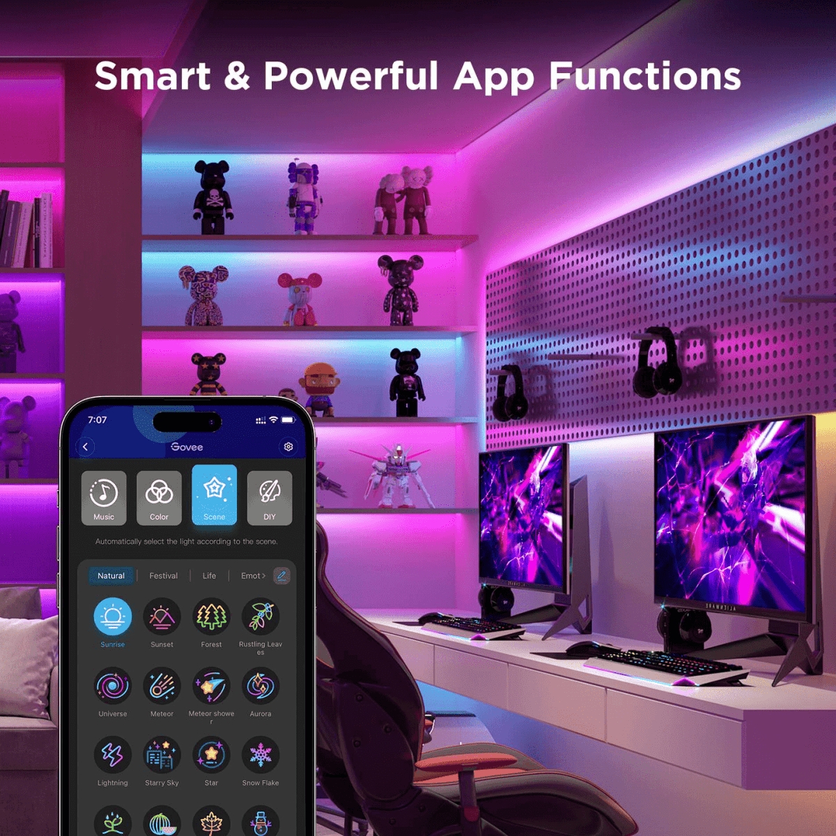 Govee RGBIC Strip Light S - With Protective Coating (10M) - TeqClub.com