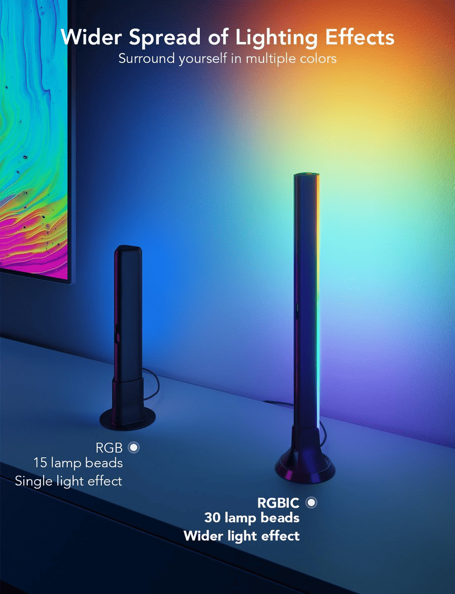 Govee RGBIC TV Light Bars - TeqClub.com