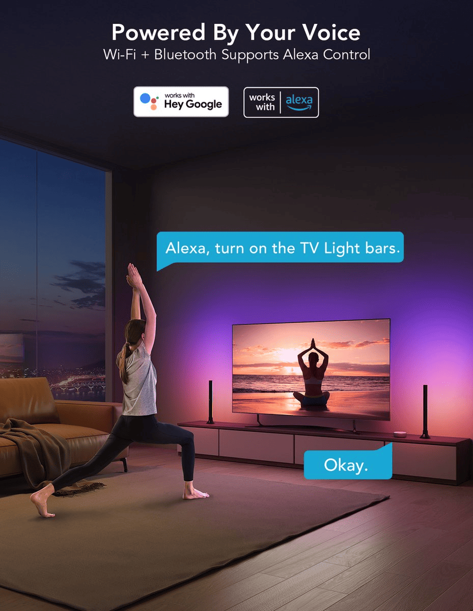 Govee RGBIC TV Light Bars - TeqClub.com