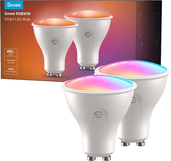 Govee RGBWW LED Bulb (2 Pack) GU10 - TeqClub.com