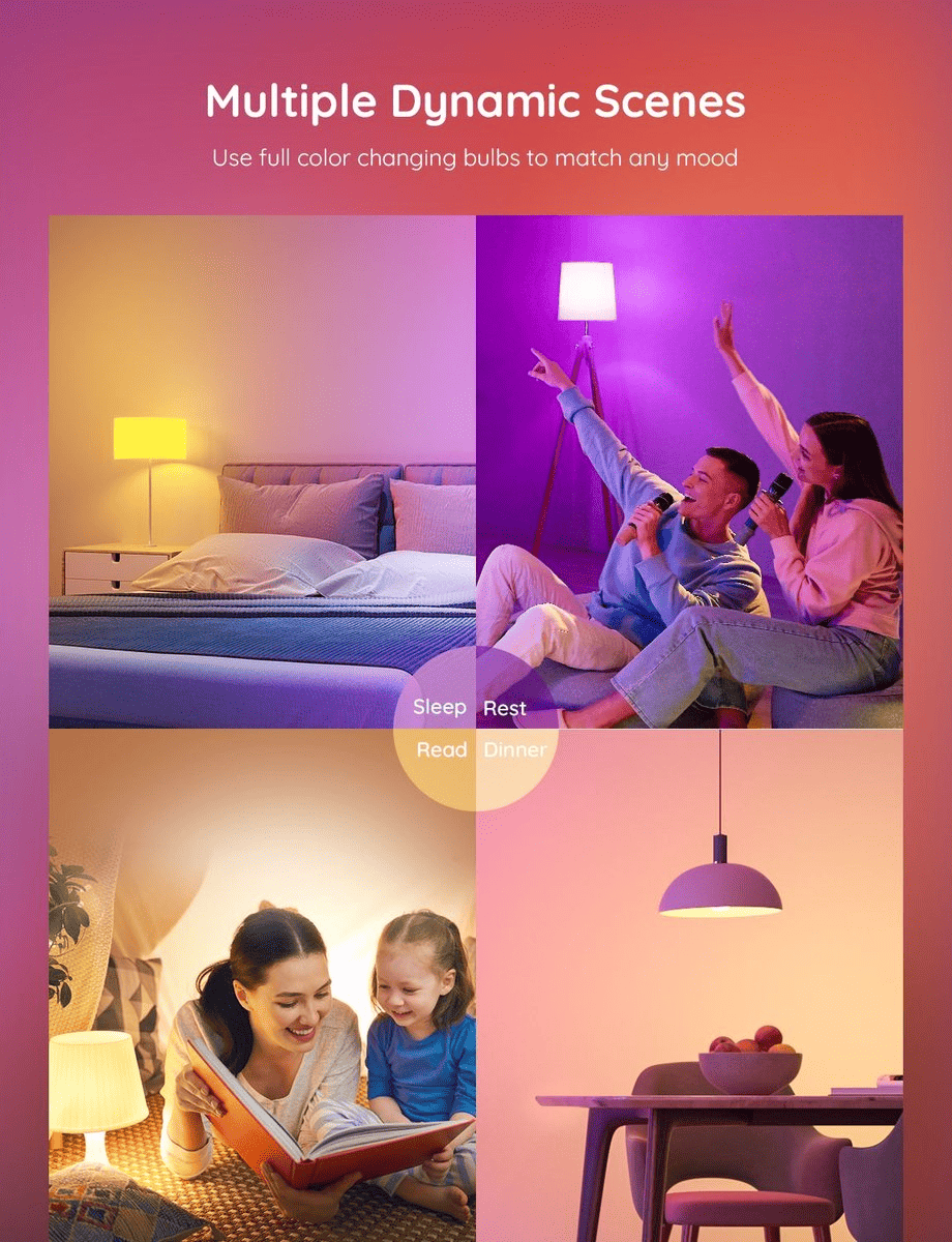 Govee RGBWW Smart LED Bulb (1 Pack) E27 - TeqClub.com