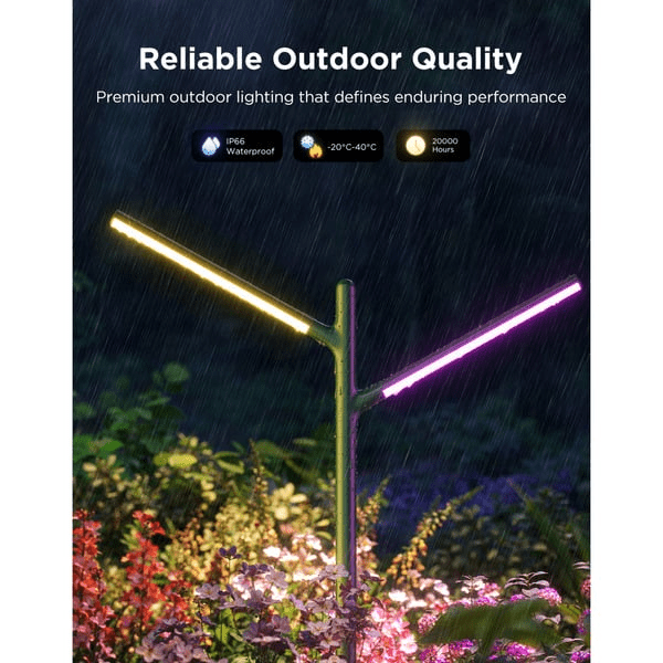 Govee Smart Outdoor Lighting Bundle – Garden Lights & Wall Light - TeqClub.com