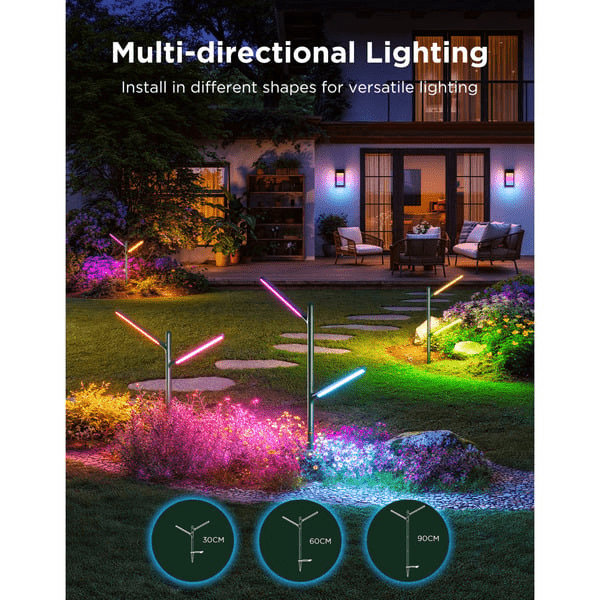 Govee Smart Outdoor Lighting Bundle – Garden Lights & Wall Light - TeqClub.com