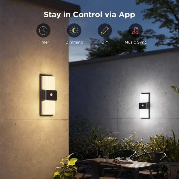 Govee Smart Outdoor Lighting Bundle – Garden Lights & Wall Light - TeqClub.com