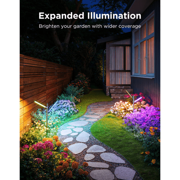 Govee Smart Outdoor Lighting Bundle – Garden Lights & Wall Light - TeqClub.com