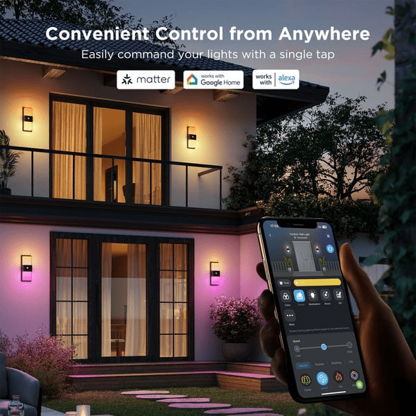 Govee Smart Outdoor Lighting Bundle – Garden Lights & Wall Light - TeqClub.com