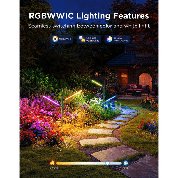 Govee Smart Outdoor Lighting Bundle – Garden Lights & Wall Light - TeqClub.com