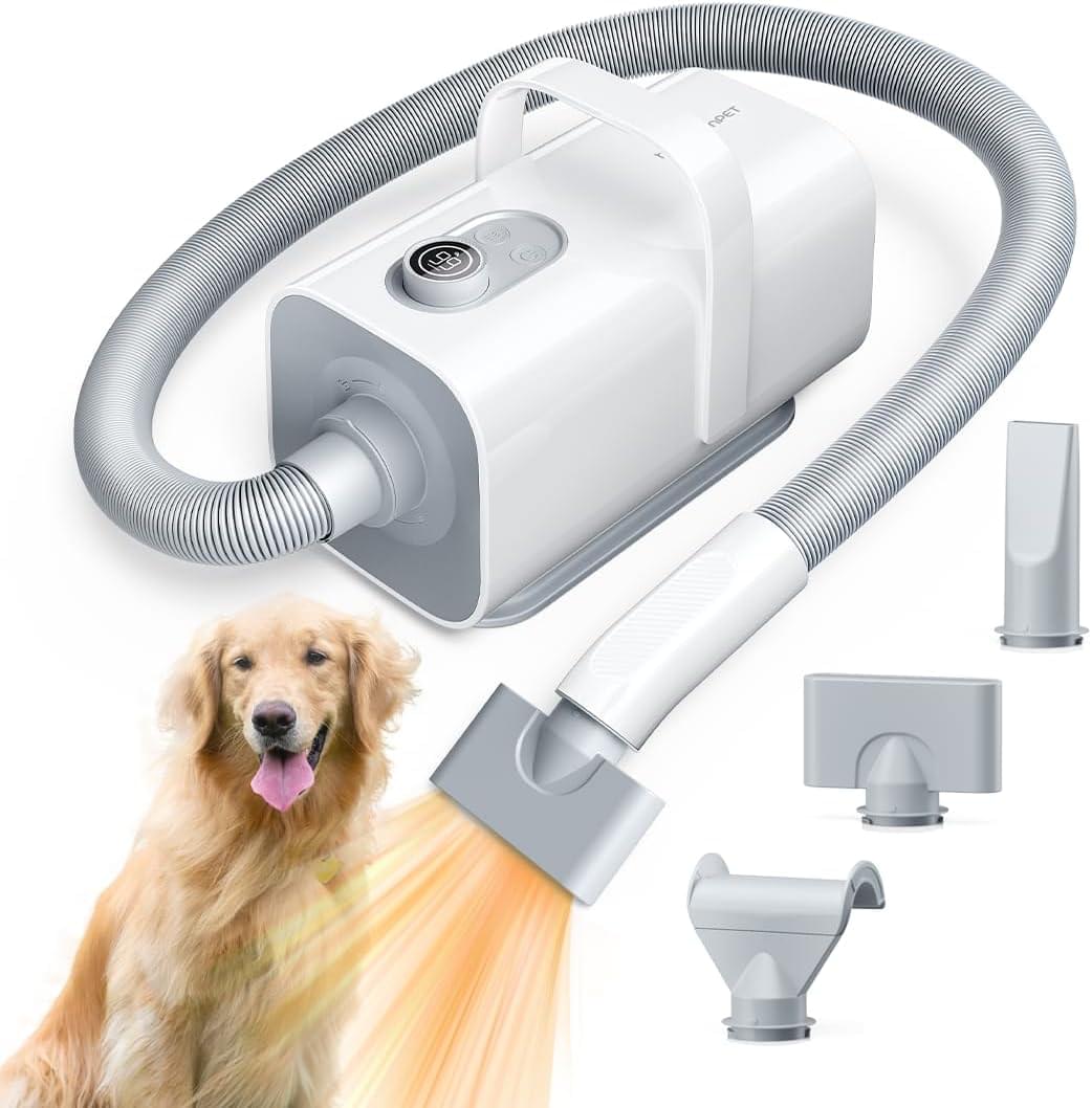 Homerun PD10 Pet Dryer - Cool&Heat with 3 Nozzles - TeqClub.com