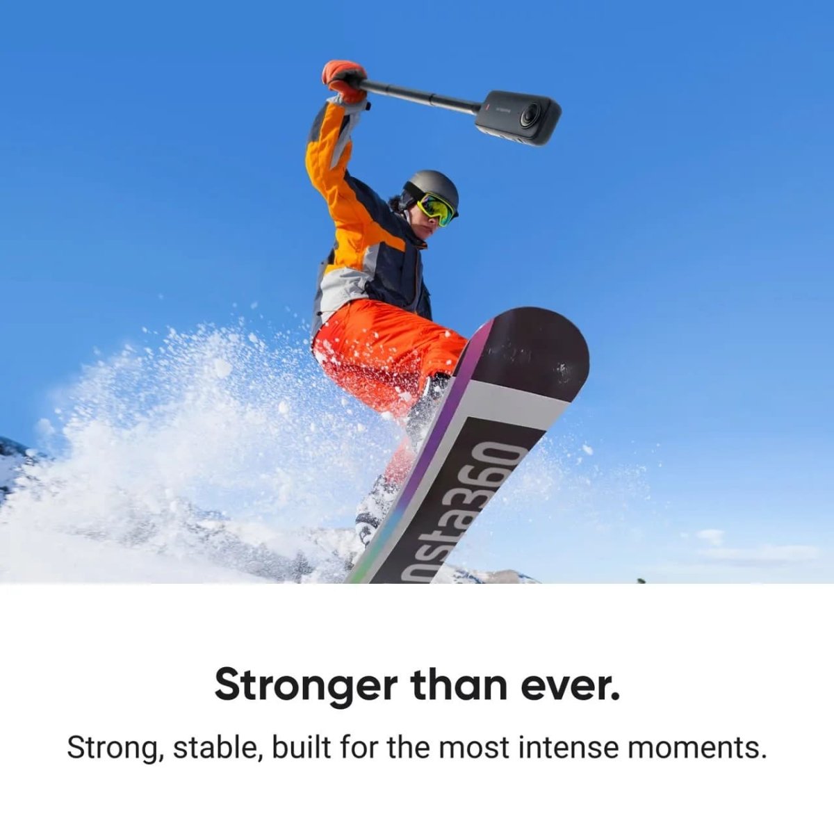 Insta360 114cm Invisible Selfie Stick - Standard - TeqClub.com