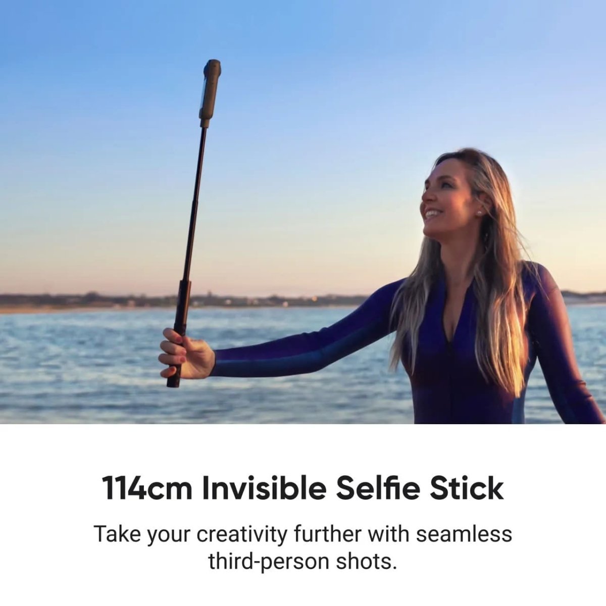 Insta360 114cm Invisible Selfie Stick - Standard - TeqClub.com