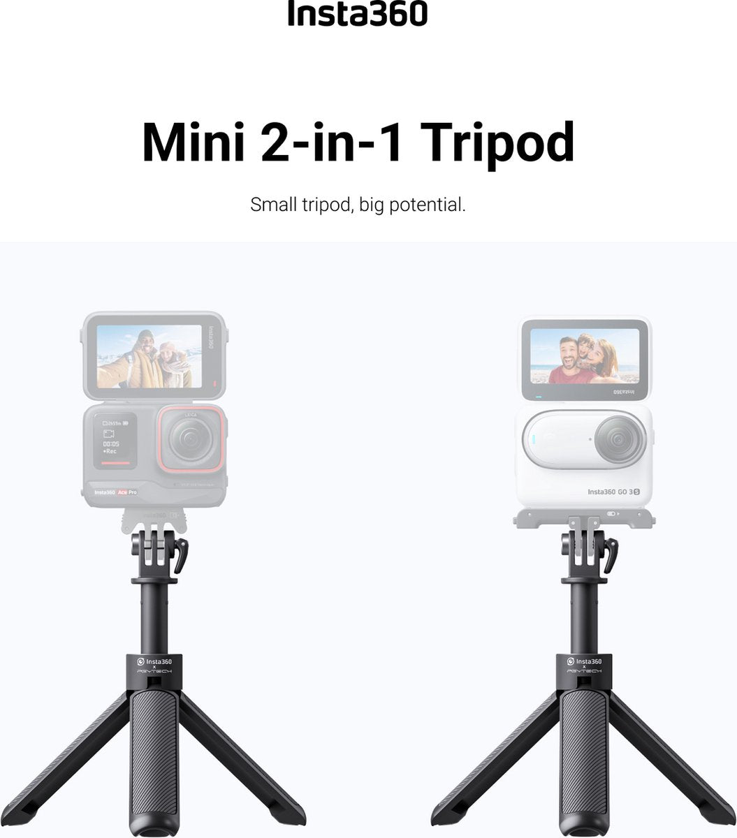 Insta360 Link 2C Stand Bundle - with Mini 2 - in - 1 Tripod - TeqClub.com
