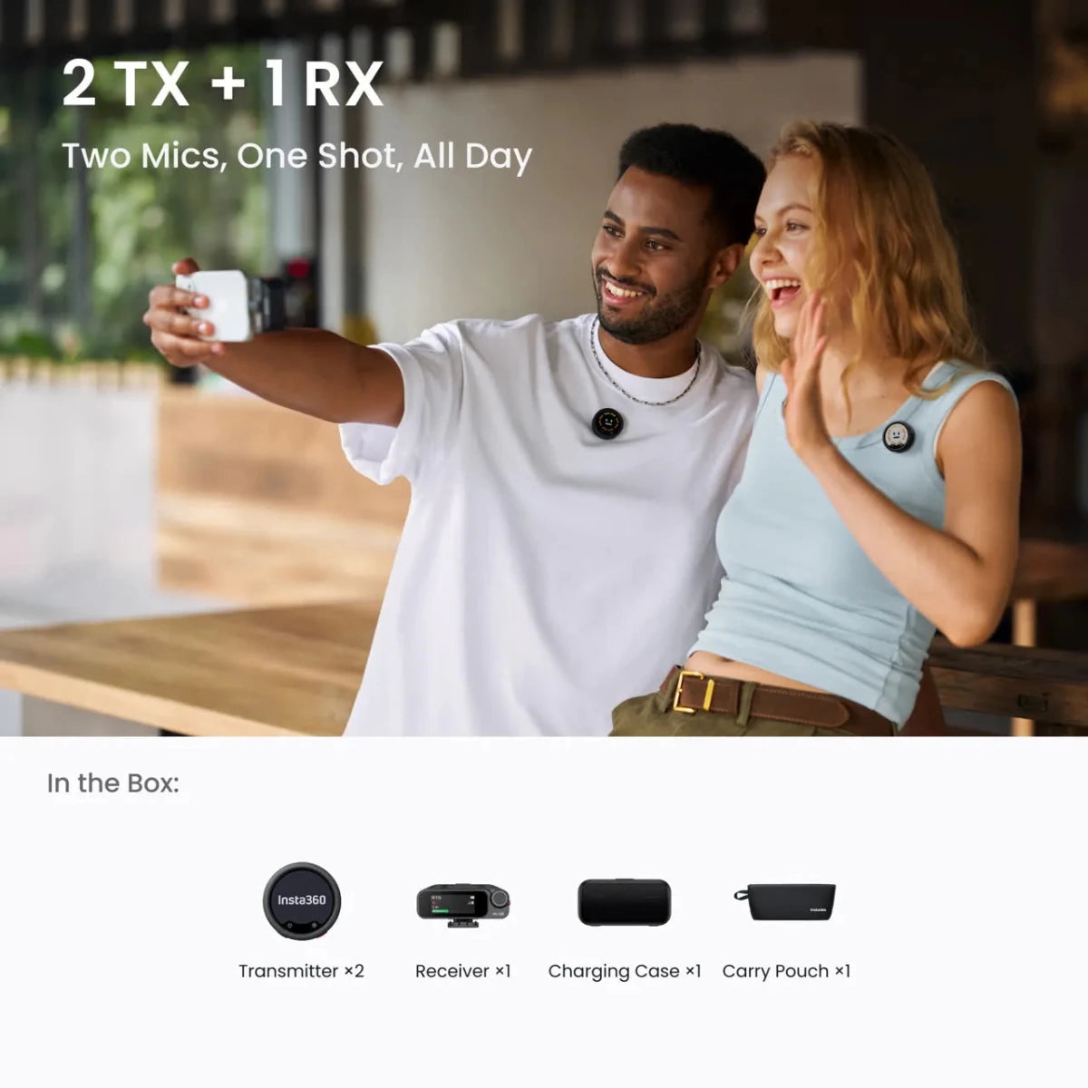Insta360 Mic Pro (2 TX + 1 RX) - TeqClub.com