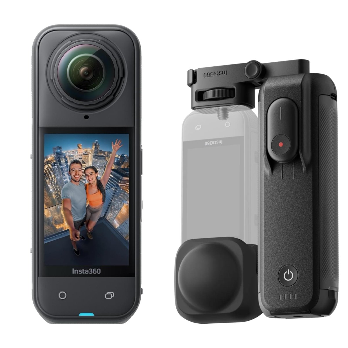 Insta360 X5 Foldable FOMO Power Handle Bundle - TeqClub.com