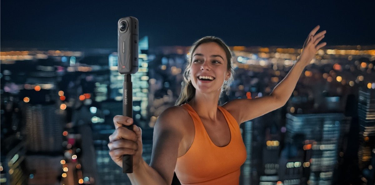 Insta360 X5 Vlog Bundle - With Selfie Stick - TeqClub.com