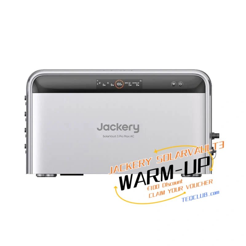 Jackery SolarVault 3 Pro Max AC | 2,5 kW - 2,52 kWh - TeqClub.com