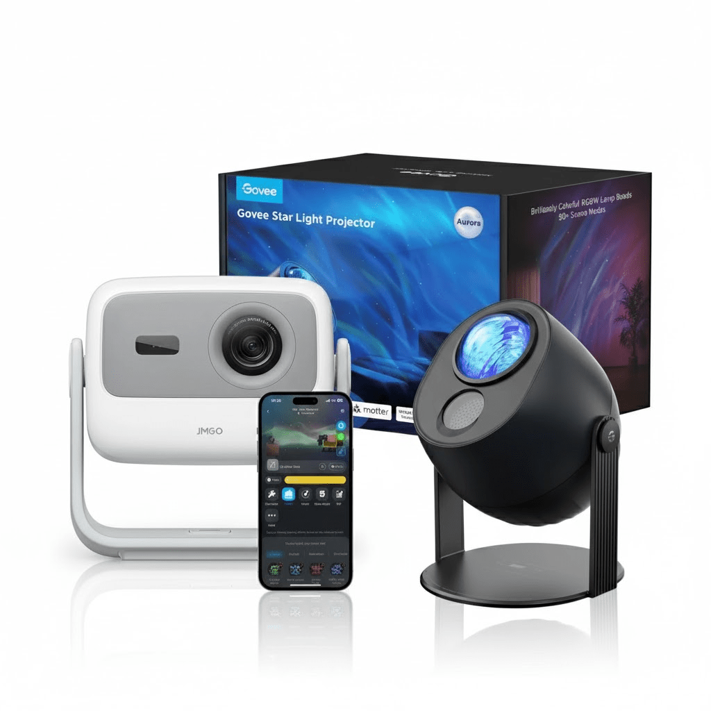JMGO Galaxy Bundle – N1S + Govee Star Light Projector - TeqClub.com