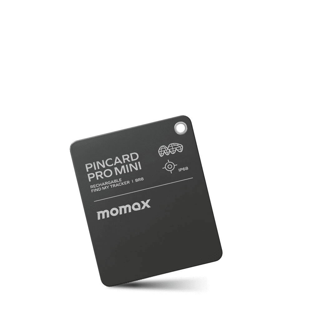 Momax PinCard Pro Mini Rechargeable Find My Tracker - TeqClub.com