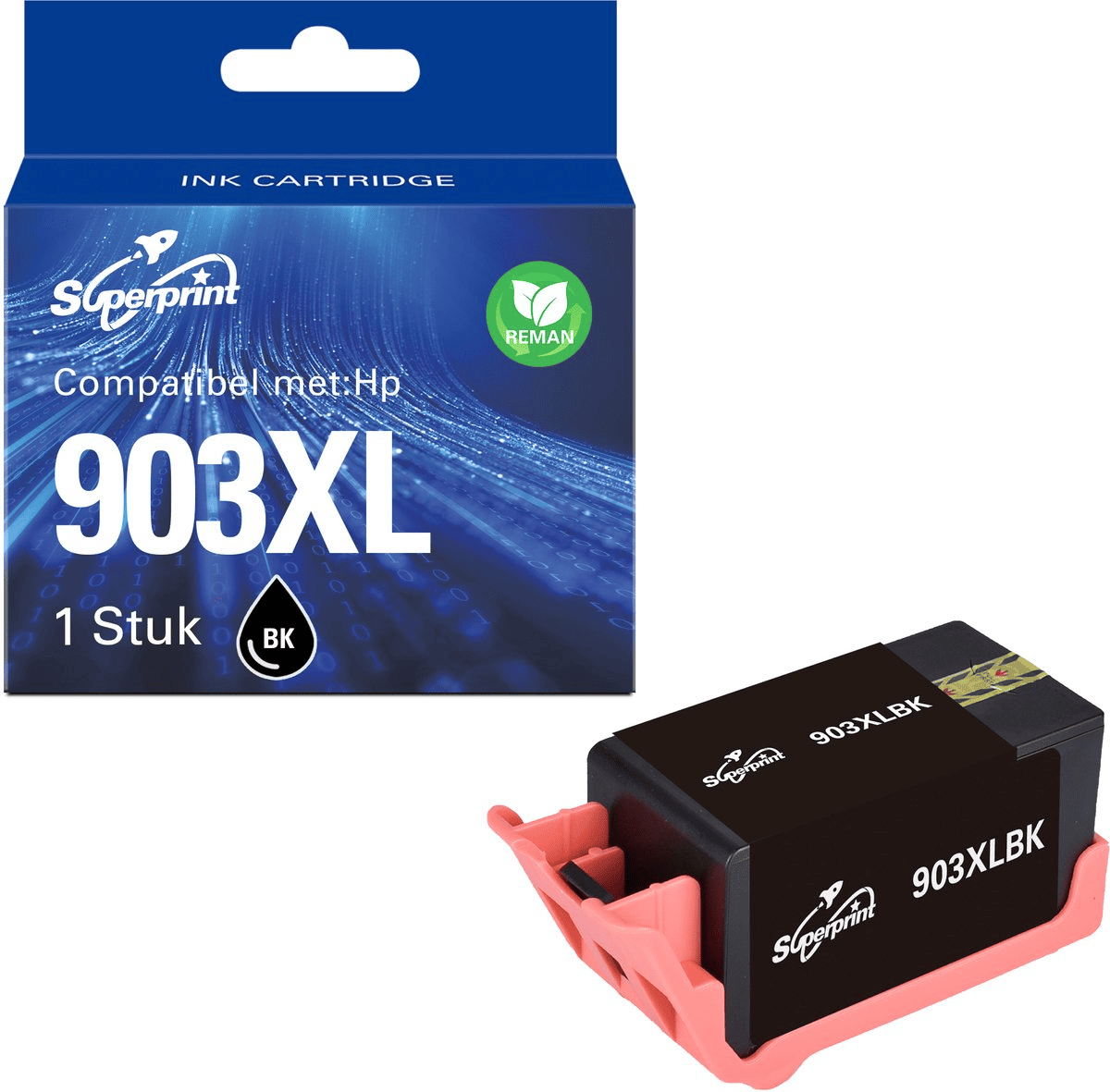 Ninestar SP - H207Y - RC Yellow Compatible Ink Cartridge for HP 903XL - TeqClub.com