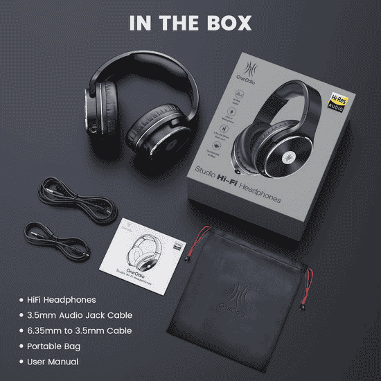 OneOdio Bluetooth Fusion A70 Black Headphones - TeqClub.com