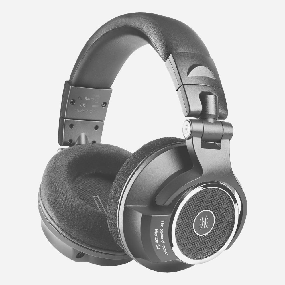 OneOdio Open Wired Monitor 80 Black Headphones - TeqClub.com