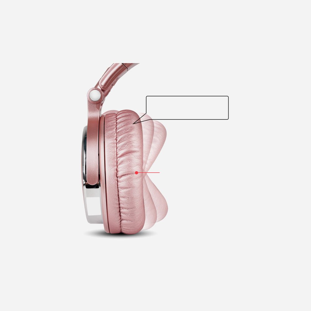 OneOdio Wired Pro 10 Rose Gold Headphones - TeqClub.com