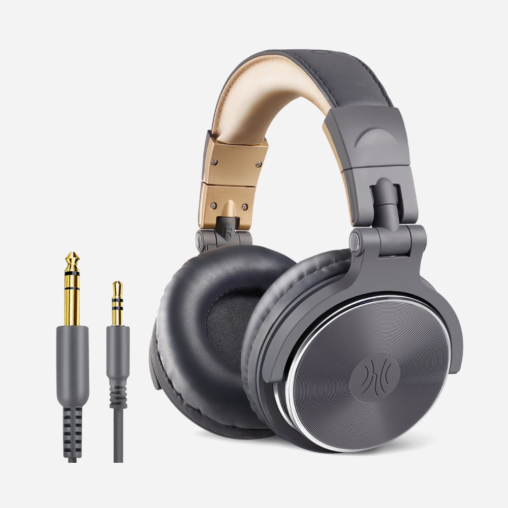 OneOdio Wired Pro 20 Grey - gold Headphones - TeqClub.com