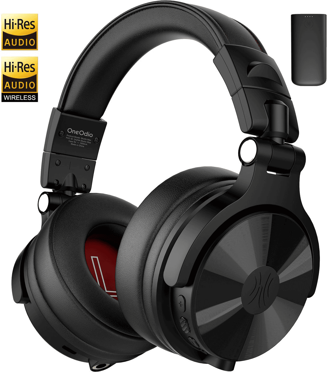OneOdio Wireless Studio Max 1 Headphones Black - TeqClub.com