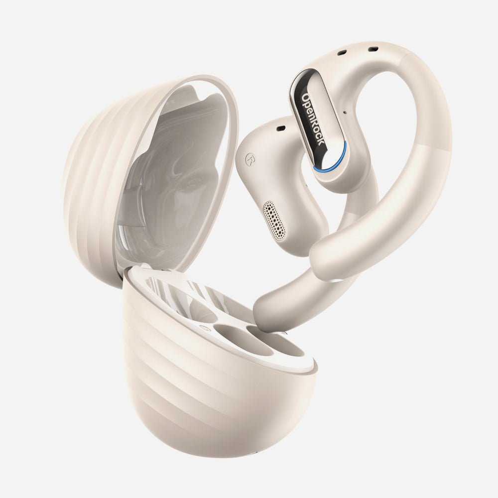 OpenRock Pro Beige Bluetooth Sport Earbuds - TeqClub.com