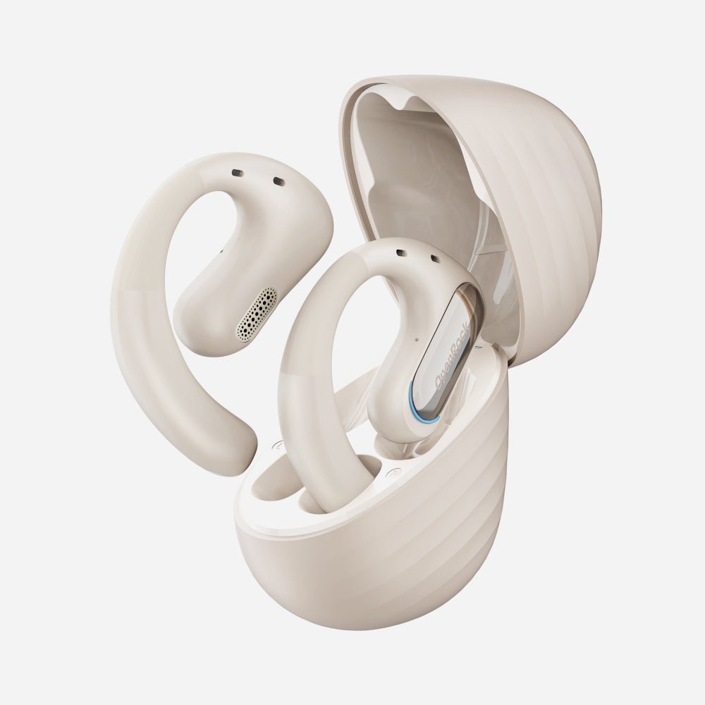 OpenRock Pro Beige Bluetooth Sport Earbuds - TeqClub.com