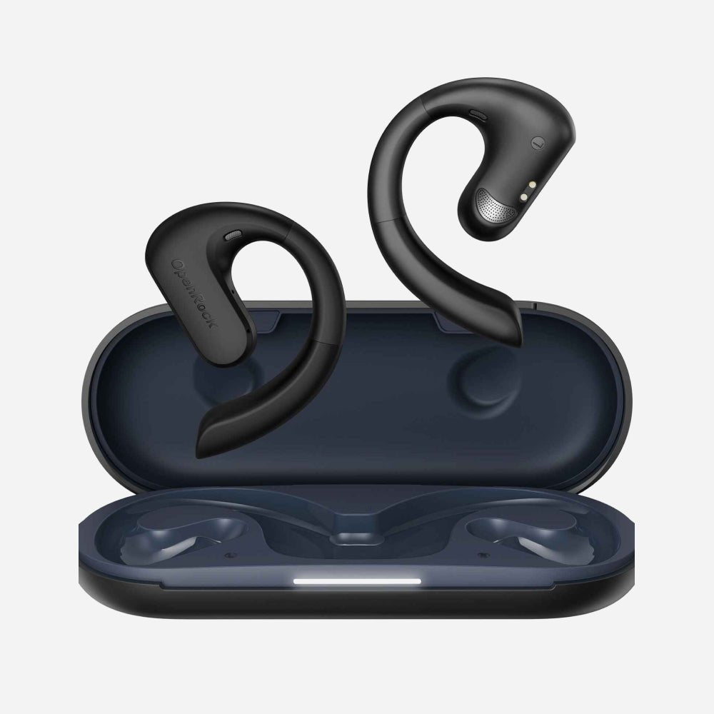 OpenRock S Black Bluetooth Sport Earbuds - TeqClub.com