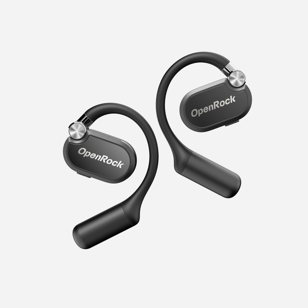 OpenRock X Black Bluetooth Sport Earbuds - TeqClub.com