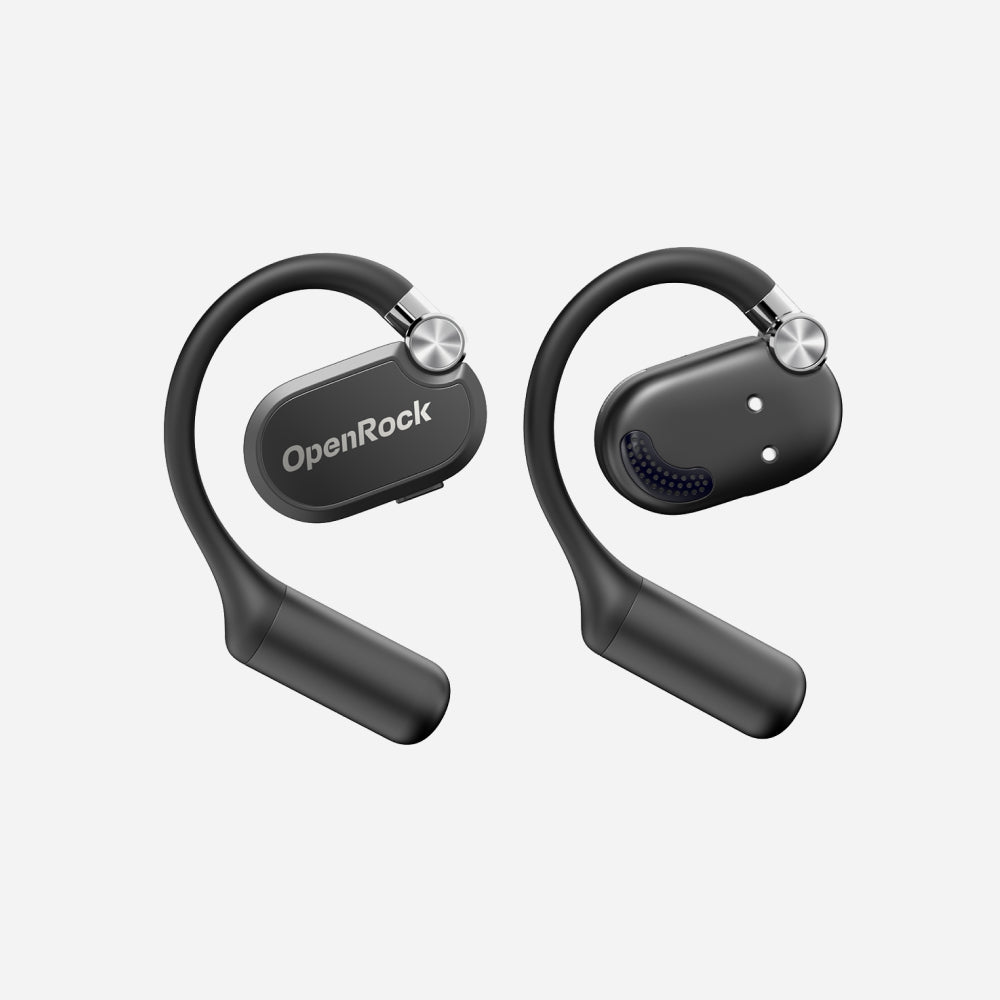OpenRock X Black Bluetooth Sport Earbuds - TeqClub.com