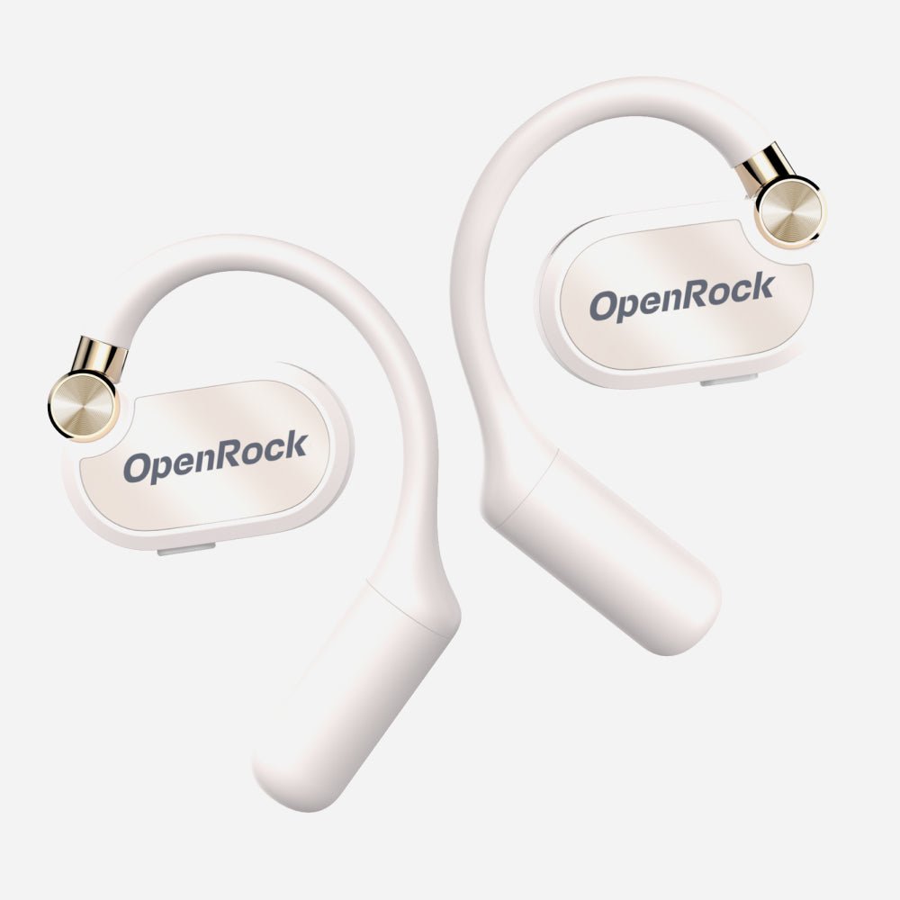 OpenRock X White Bluetooth Sport Earbuds - TeqClub.com